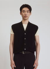 Mens Wexford Waistcoat in Black