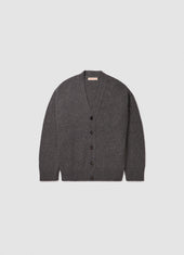 Mens Maura V-neck Cardigan in Derby Grey