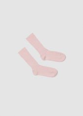 Cora Cashmere Socks in Pale Pink