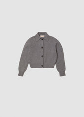 Winny Collared Jacket in Grey